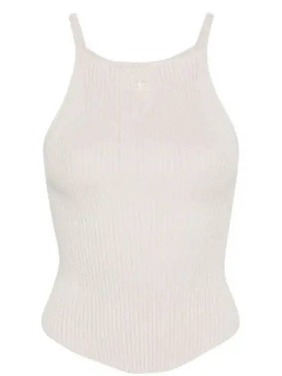 Holistic Ribbed Knit Sleeveless Lime Stone - COURREGES - BALAAN 2