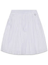 Hidden Pleated Skirt White MCSS24SSK2WH - MACKY - BALAAN 3