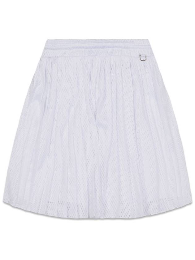 Hidden Pleated Skirt White MCSS24SSK2WH - MACKY - BALAAN 3