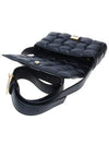 Cassette Intrecciato Padded Small Cross Bag Black - BOTTEGA VENETA - BALAAN 5