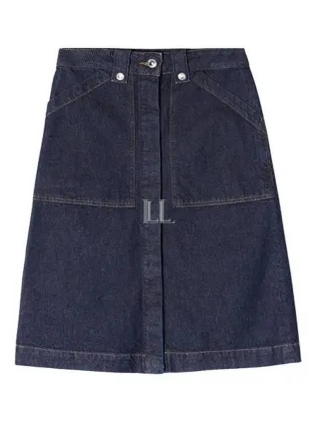 Jupe Annie Denim A-Line Skirt Indigo - A.P.C. - BALAAN 2