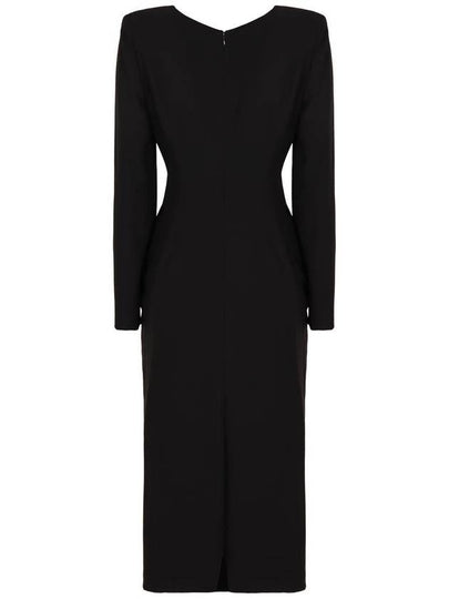 Emporio Armani V-Neck Dress - EMPORIO ARMANI - BALAAN 2