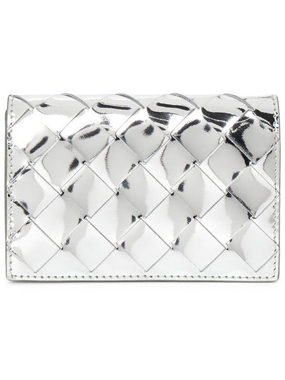 Intrecciato Card Wallet Silver - BOTTEGA VENETA - BALAAN 2