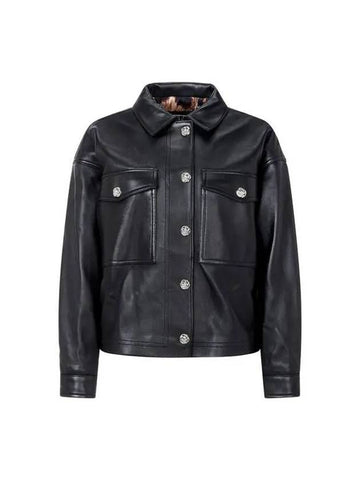 Week 20% coupon 10% women's skull button shirt type jacket black - PHILIPP PLEIN - BALAAN 1