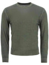 Men's Crew Neck Wool Knit Top Khaki - DRUMOHR - BALAAN 1