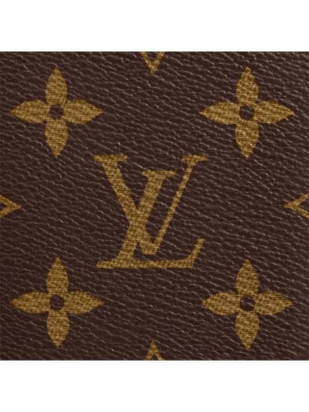 Brazza Monogram Macassar Long Wallet Brown Black - LOUIS VUITTON - BALAAN 7