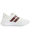 Bronnye Low-Top Sneakers White - BALLY - BALAAN 5