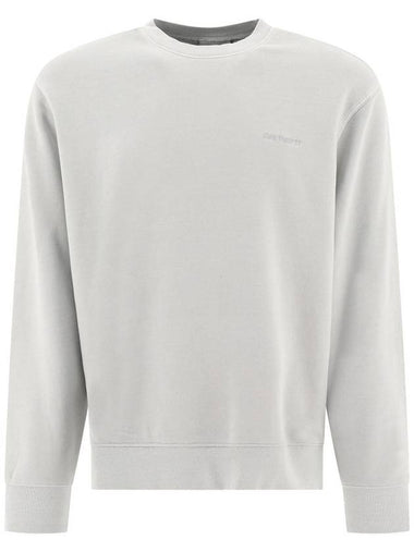 Duster Script Embroidered Logo Sweatshirt Basalt - CARHARTT WIP - BALAAN 1