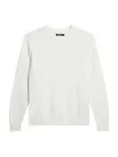 Archer Structure Crew Neck Sweatshirt Cloud White - J.LINDEBERG - BALAAN 2