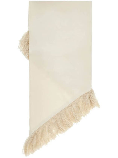 macadamia fringed scarf - TOTEME - BALAAN 1