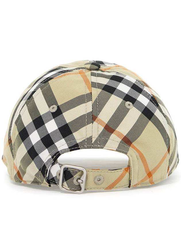 Check Ball Cap Green - BURBERRY - BALAAN 4