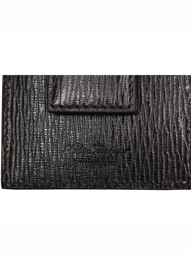 Gancini Card Wallet Black - SALVATORE FERRAGAMO - BALAAN 8