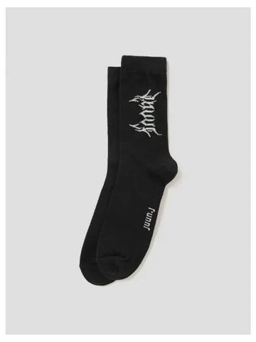 Basic logo point socks black domestic product GM0024013131310 - JUUN.J - BALAAN 1