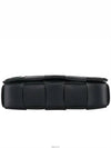 Small Lambskin Leather Cassette Crossbag Black - BOTTEGA VENETA - BALAAN 7