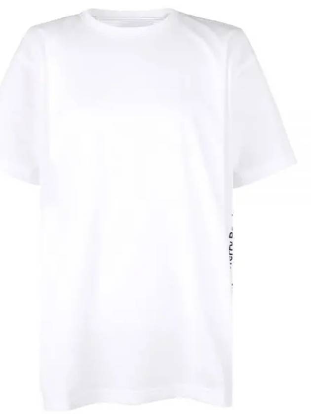 Back Logo Short Sleeve T-Shirt White - BURBERRY - BALAAN 2