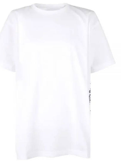 Back Logo Short Sleeve T-Shirt White - BURBERRY - BALAAN 2