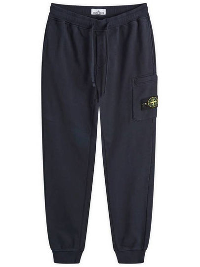 Compass Badge Capered Track Pants Navy - STONE ISLAND - BALAAN 2