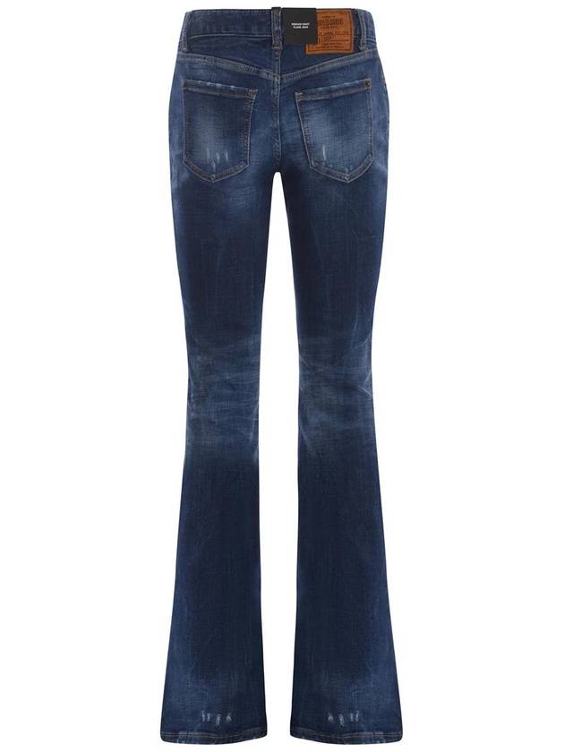 Denim Straight Pants S72LB0707 S30872 470 BLUE - DSQUARED2 - BALAAN 4