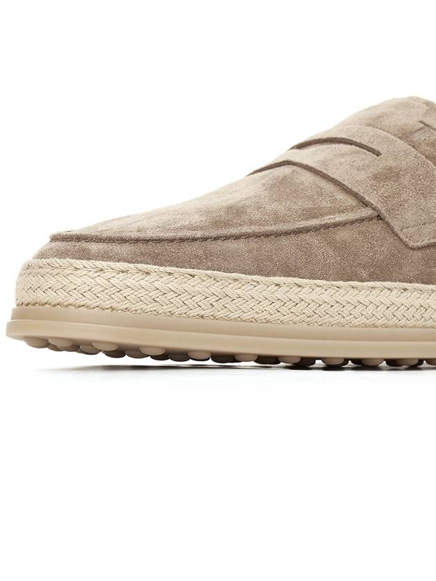 Flat Suede Loafers Beige - TOD'S - BALAAN 9