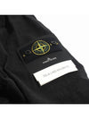 Compass Badge Linen Blend Shirt Jacket Black - STONE ISLAND - BALAAN 4