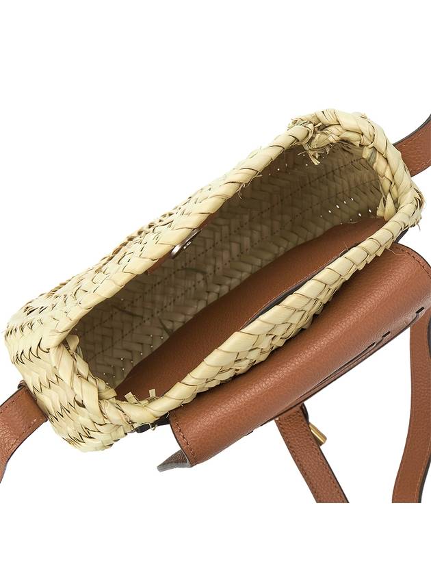 Marcie Raffia Leather Cross Bag Tan - CHLOE - BALAAN 7