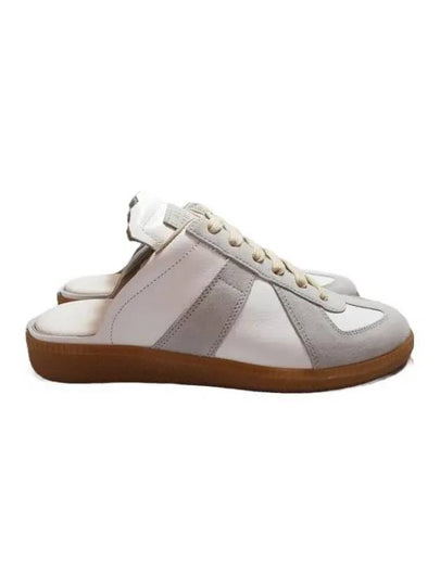 Women's Replica Cut Out Mule Low Top Sneakers White - MAISON MARGIELA - BALAAN 2