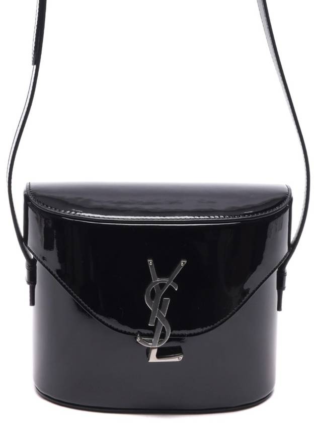 June Box Shoulder Bag Black - SAINT LAURENT - BALAAN 3