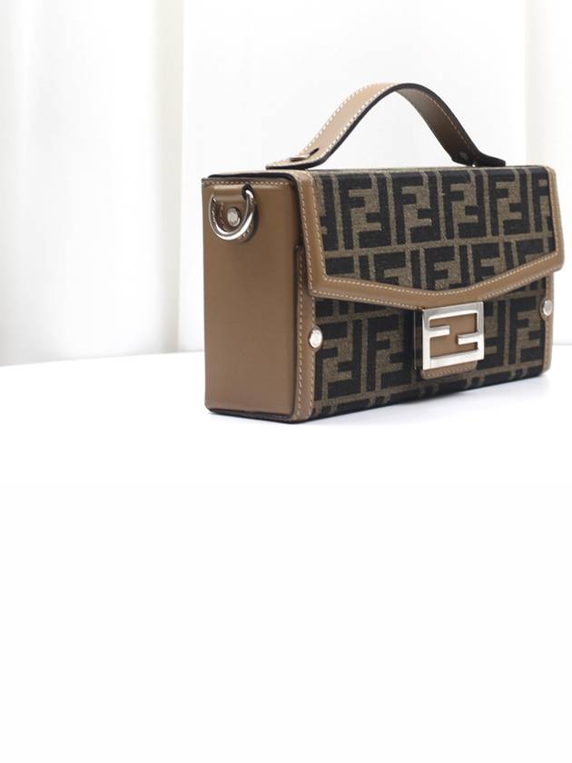 FF fabric soft trunk baguette cross bag 7VA565 - FENDI - BALAAN 4