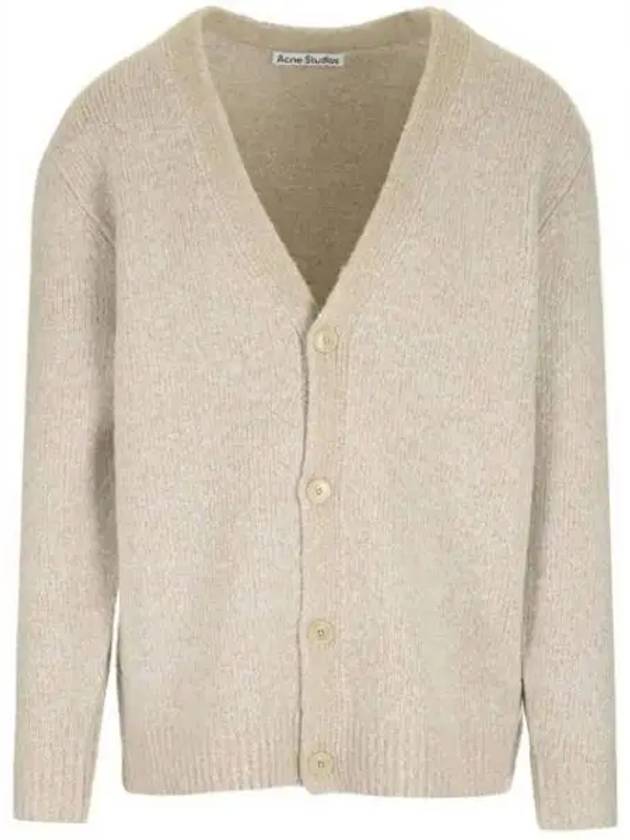 Wool Blend Cardigan Light Taupe - ACNE STUDIOS - BALAAN 2