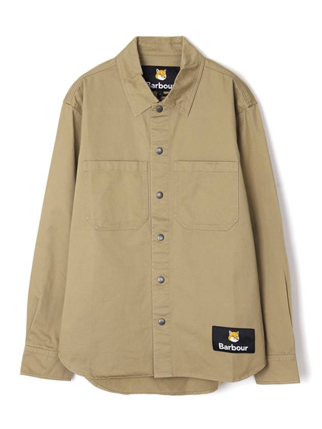 Relaxed Uniform Over Long Sleeve Shirt Brown - BARBOUR - BALAAN 1