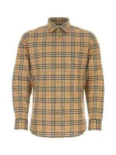 Vintage Check Pattern Long Sleeve Shirt Beige - BURBERRY - BALAAN 2