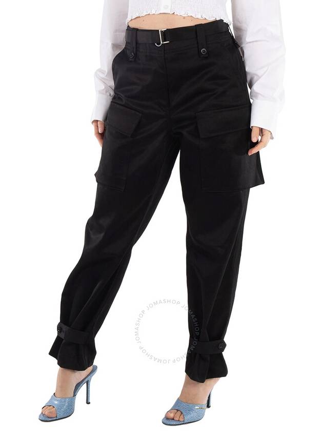 Sacai Ladies Black Cotton Chino Pants, Brand Size 3 - SACAI - BALAAN 3