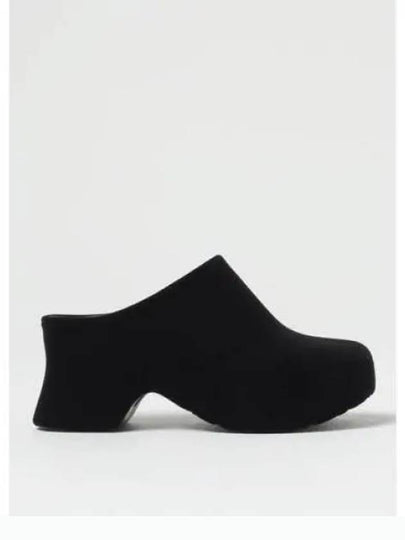 Terra Foam Clog Flocked Rubber Slip-Ons Black - LOEWE - BALAAN 2