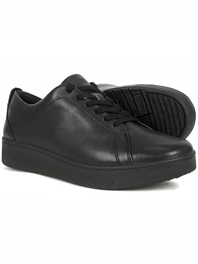 Rally Leather Low Top Sneakers Black - FITFLOP - BALAAN 3