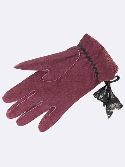 Burgundy Gloves Fashion Accessories - LOUIS VUITTON - BALAAN 2