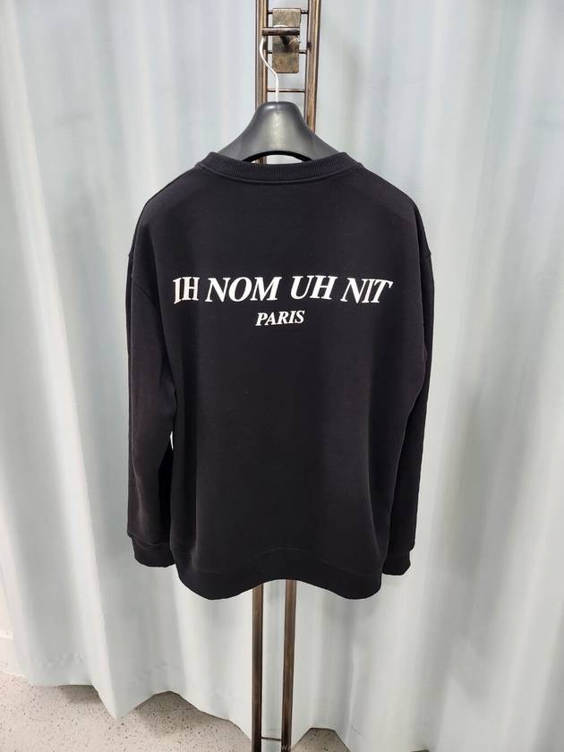 Used luxury goods DHLUX Statue printing black sweatshirt XXL 110 - IH NOM UH NIT - BALAAN 4