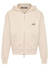 Le Gros Grain Zip-Up Hoodie Beige - JACQUEMUS - BALAAN 2