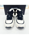 CC logo men s sneakers white black G39230 - CHANEL - BALAAN 5