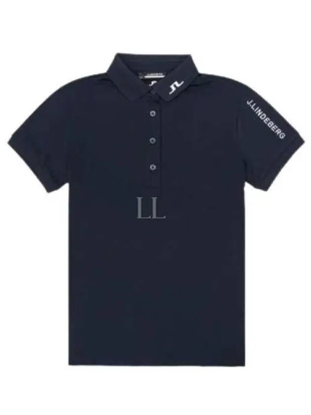 Women's Tour Tech Golf Polo Navy - J.LINDEBERG - BALAAN 2