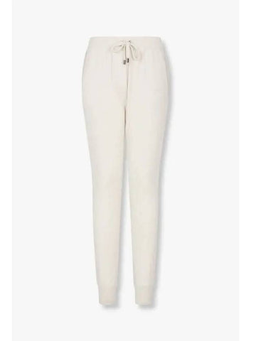 Women s Cashmere Knit Jogger Pants Ivory - BRUNELLO CUCINELLI - BALAAN 1