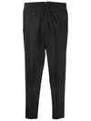 Gentleman fit wool cashmere gray pants - PT TORINO - BALAAN 2