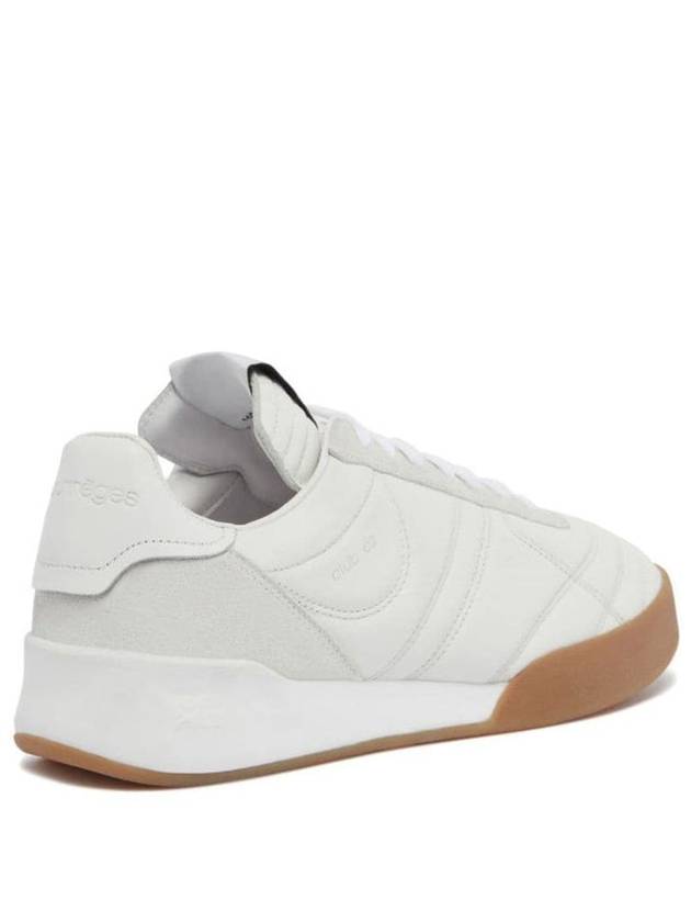 Club 02 Leather Low Top Sneakers White - COURREGES - BALAAN 6