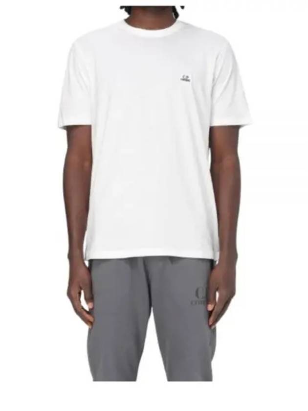 Logo Short Sleeve T-Shirt White - CP COMPANY - BALAAN 2