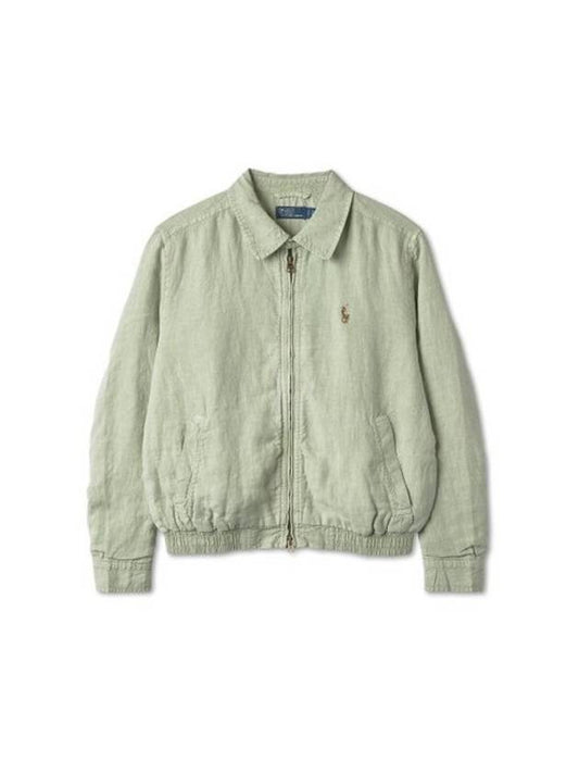 30 Points W Linen Windbreaker Green - POLO RALPH LAUREN - BALAAN 1