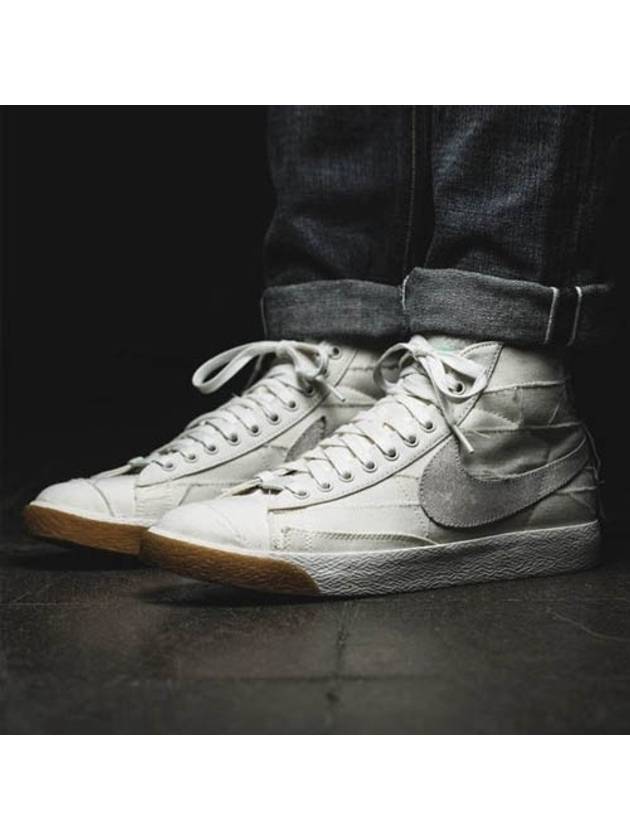 Blazer Vintage PRM QS High Top Sneakers White Grey - NIKE - BALAAN 2