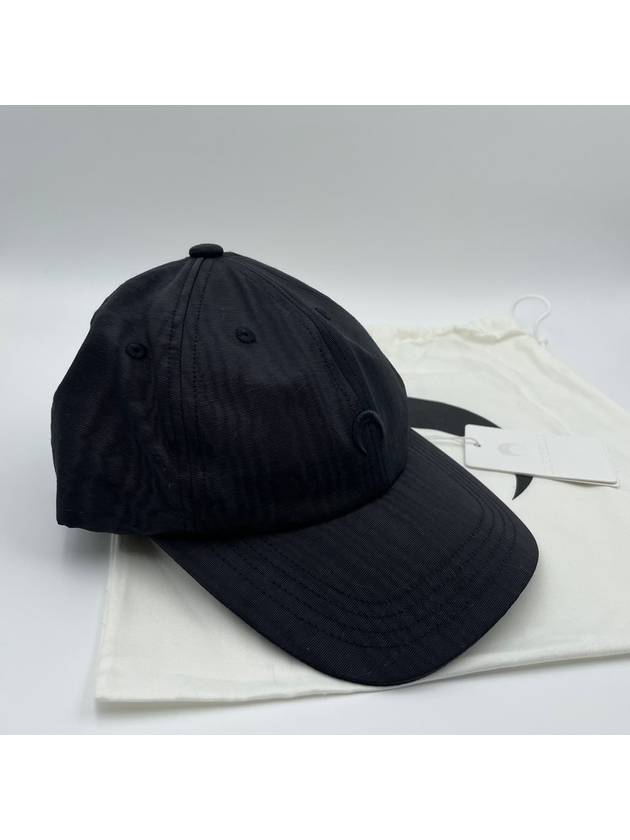 Crescent Moon Moire Ball Cap Black - MARINE SERRE - BALAAN 1