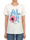 Yen Cotton Short Sleeve T-Shirt White - MAX MARA - BALAAN 2