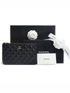 classic gold CC logo caviar small clutch bag black - CHANEL - BALAAN 2