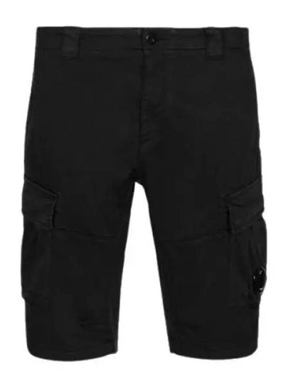 Ottoman Cargo Shorts Black - CP COMPANY - BALAAN 2