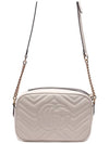 GG Marmont Matelasse Small Chain Shoulder Bag White - GUCCI - BALAAN 5